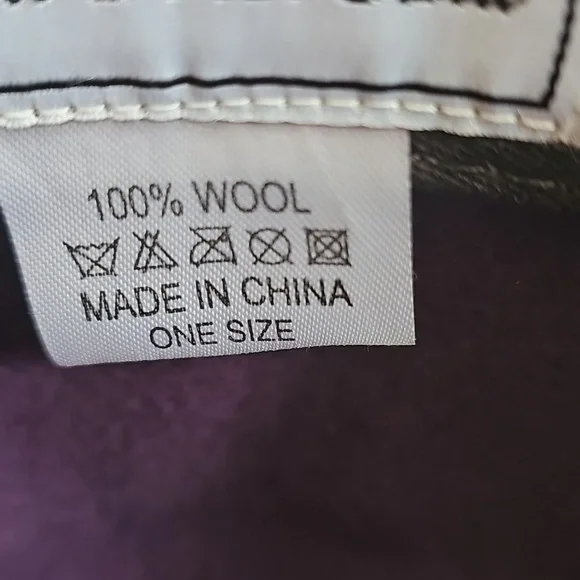 One Fresh Hat Plum Colored Wool Women's Hat - Picture 5 of 5